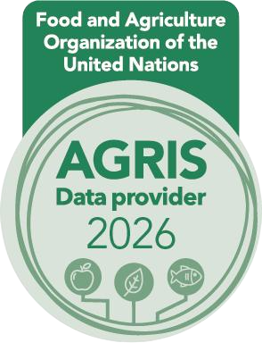 Sello de reconocimiento de la FAO AGRIS para 2026.